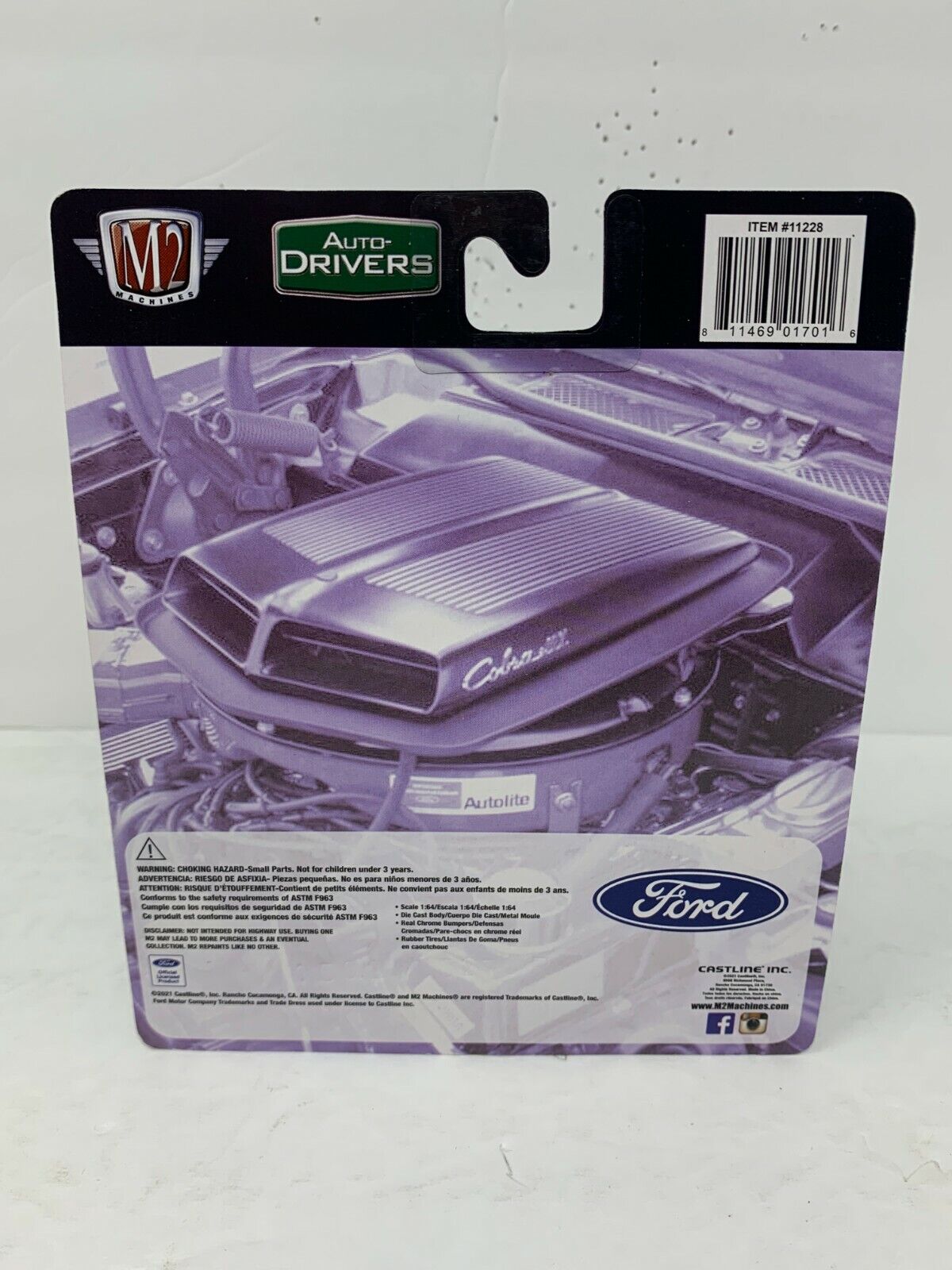 M2 Machines Ford 1970 Ford Torino GT 429 SCJ R77 1:64 Diecast