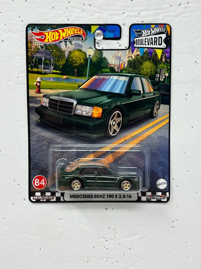 Hot Wheels Premium Boulevard Mercedes-Benz 190 E 2.5-16 1:64 Diecast