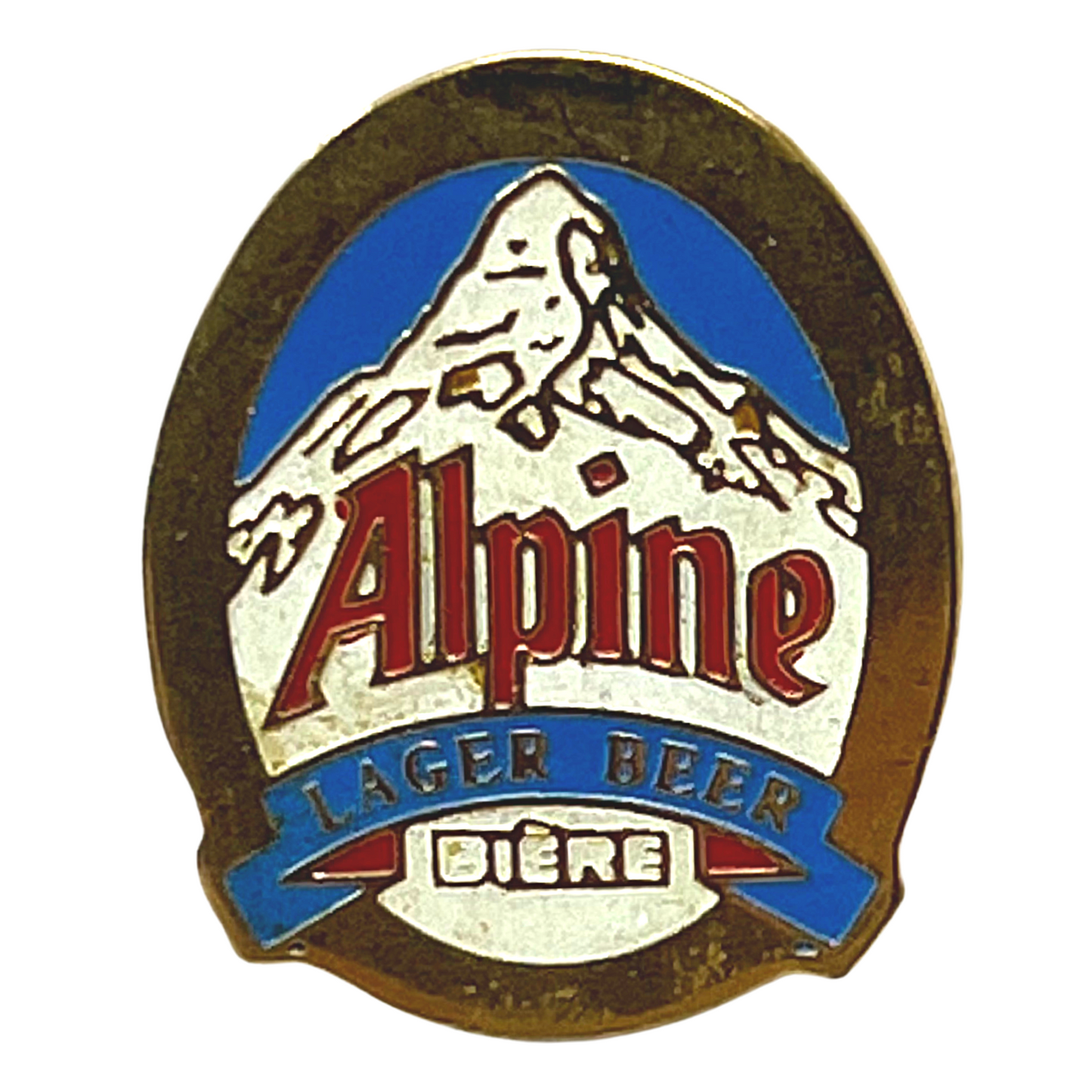 Alpine Lager Beer & Liquor Lapel Pin