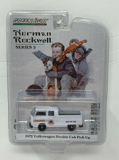 Greenlight Norman Rockwell 1972 Volkswagen Double Cab 1:64 Diecast