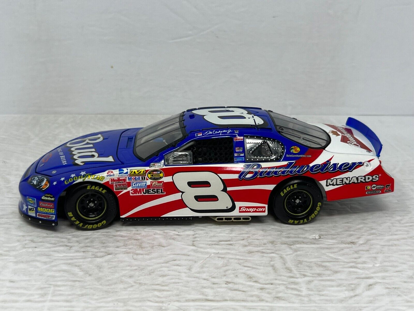 Motorsports Authentics #8 Dale Earnhardt Jr. Bud Stars and Stripes 1:24 Diecast