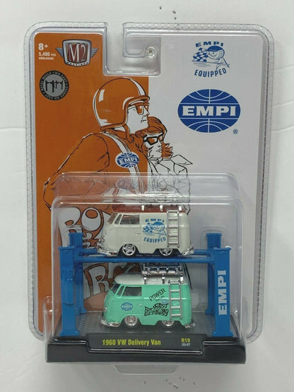 M2 Machines Auto Lifts EMPI 1960 VW Delivery Van R19 1:64 Diecast