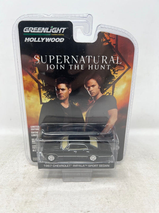 Greenlight Hollywood Supernatural 1967 Chev Impala Sedan 1:64 Diecast