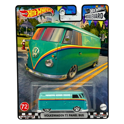 Hot Wheels Premium Boulevard Volkswagen T1 Panel Bus 1:64 Diecast