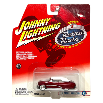Johnny Lightning Retro Rods Series 2 '51 Mercury Convertible 1:64 Diecast