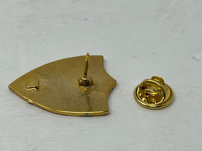 Lion Crown Shield Patriotic Lapel Pin