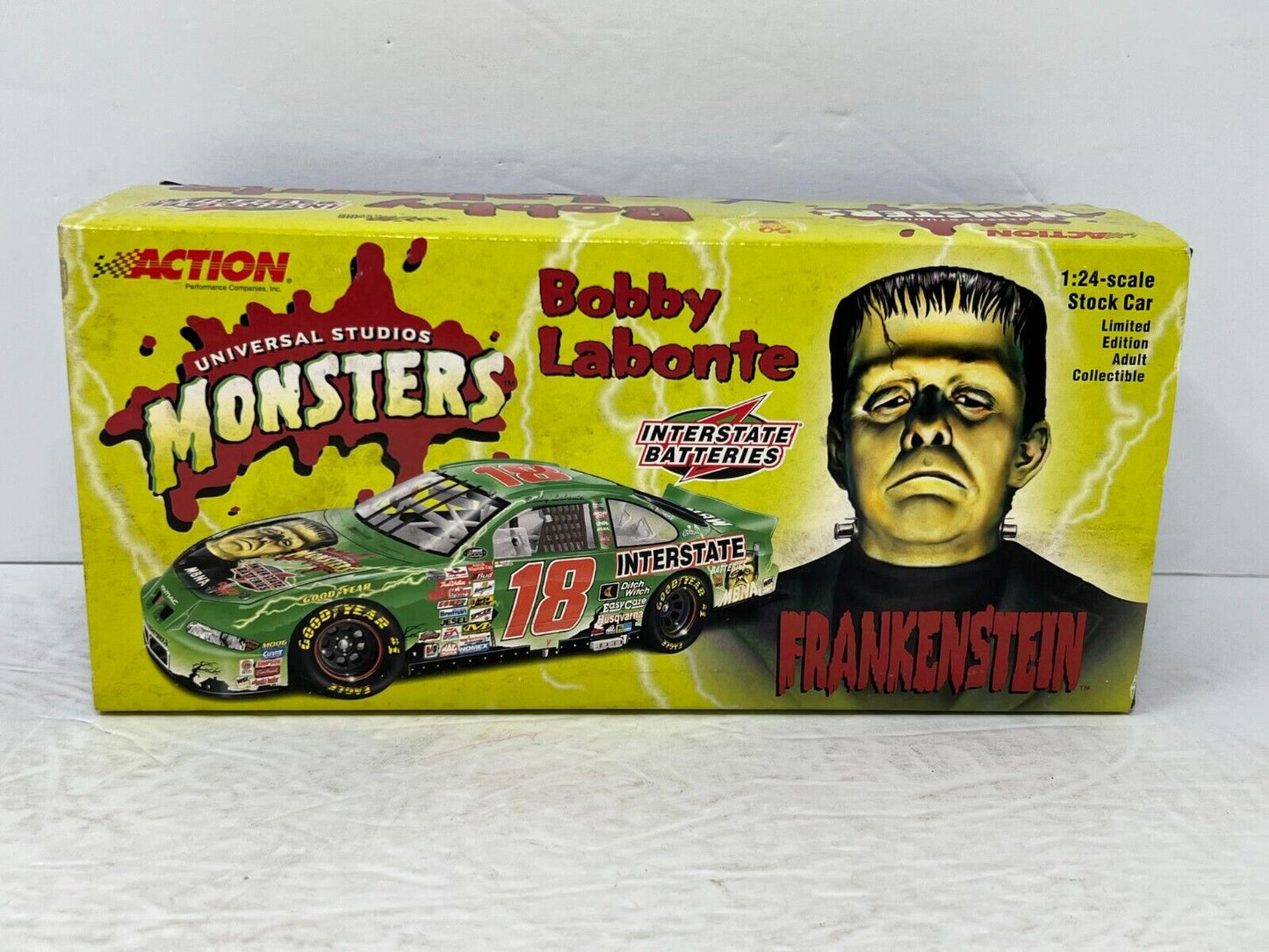 Action Nascar #18 Bobby Labonte Interstate Batteries Frankenstein 1:24 Diecast