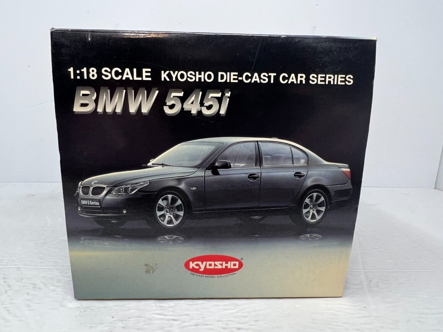 Kyosho BMW 545i Sedan Blue 1:18 Diecast