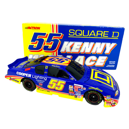 Action Nascar Kenny Wallace #55 Square D Chevy Monte Carlo BANK 1:24 Diecast