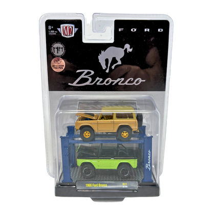 M2 Machines Auto-Lifts 1966 Ford Bronco CHASE 1:64 Diecast