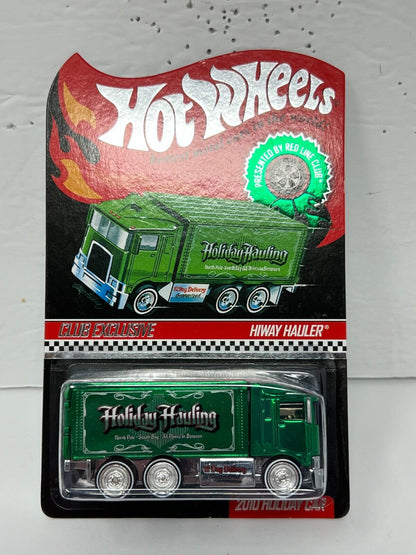 Hot Wheels RLC Red Line Club Hiway Hauler Holiday Exclusive 1:64 Diecast