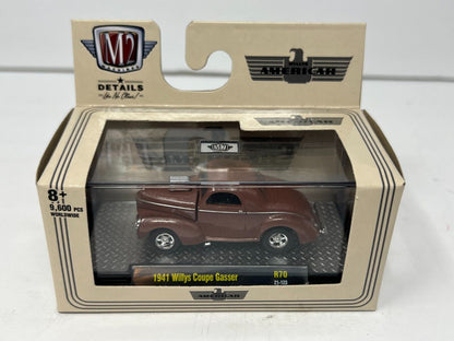 M2 Machines Willys Americar 1941 Willys Coupe Gasser R70 1:64 Diecast