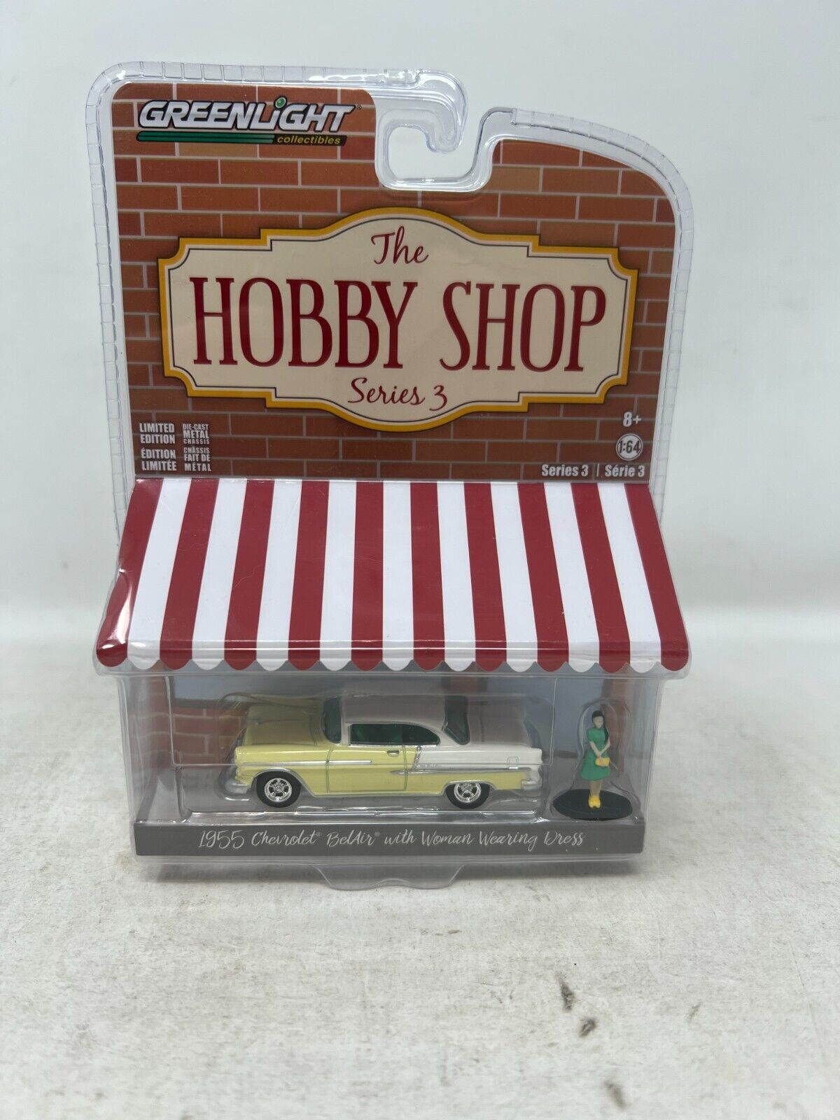 Greenlight The Hobby Shop Series 3 1955 Chevrolet Bel Air 1:64 Diecast