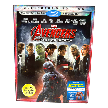 Avengers Age of Ultron (Blu-ray 3D, 2015) Marvel Good Condition!!!