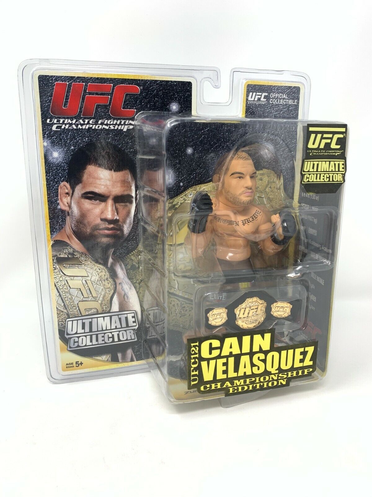 Round 5 UFC Cain Velasquez Ultimate Collector UFC 121 Championship Action Figure