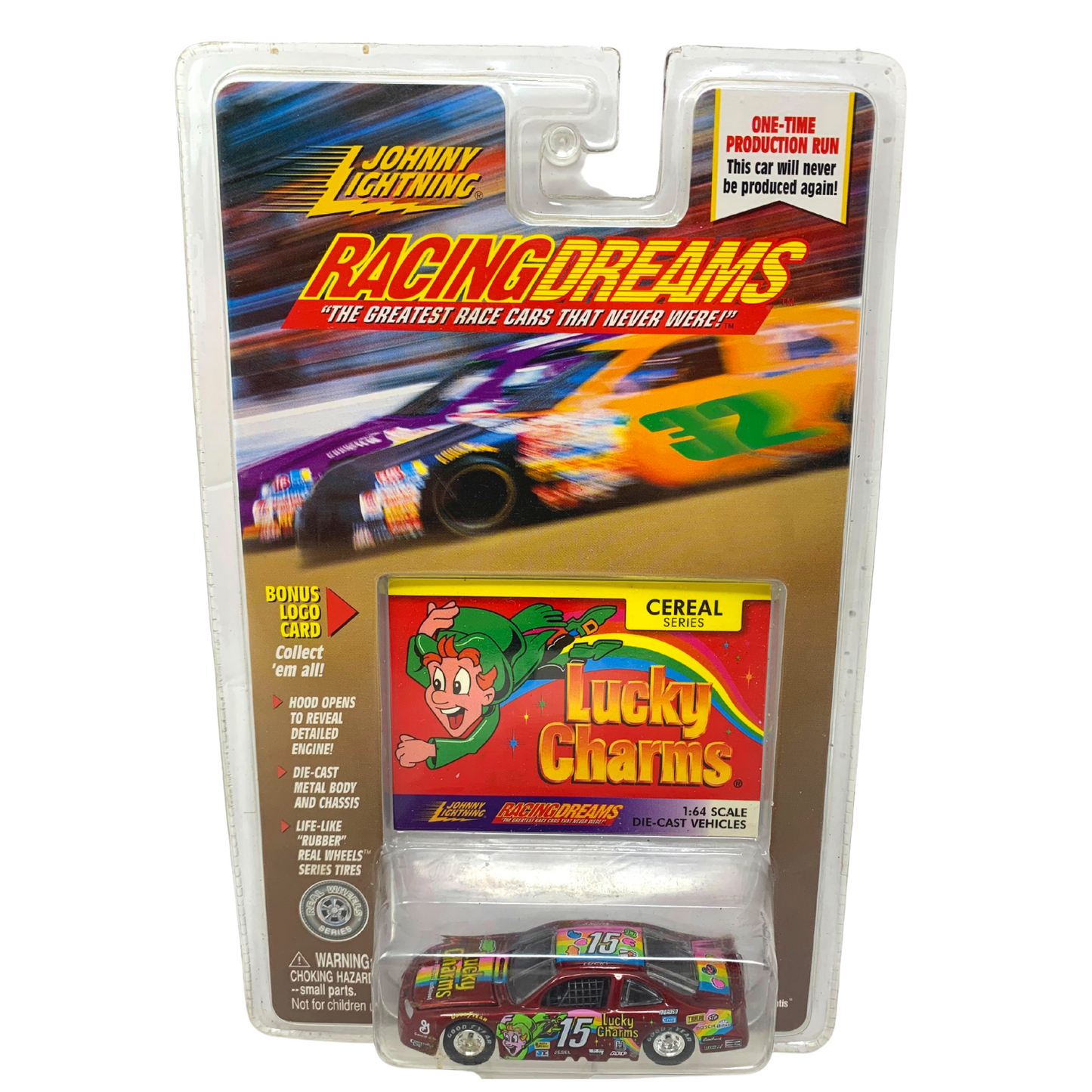 Johnny Lightning Racing Dreams Cereal Series Lucky Charms 1:64 Diecast