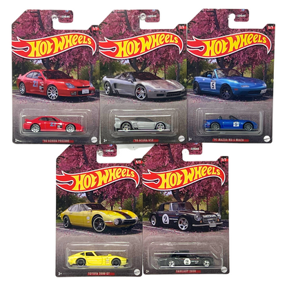 Hot Wheels Japanese Classics JDM Walmart Exclusive 164 Diecast Complete Set of 5