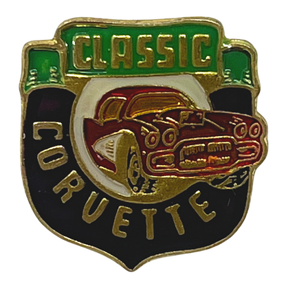 Chevrolet Classic Corvette Automotive Lapel Pin