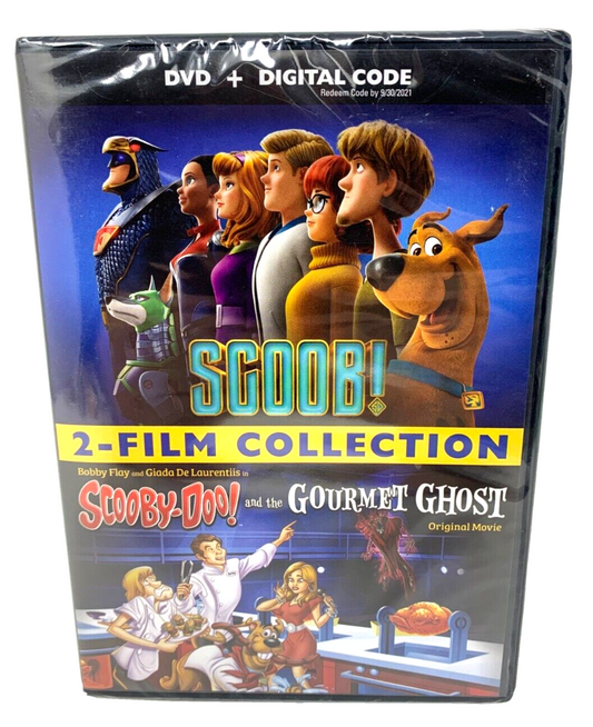 Scoob! 2-Film Collection Scooby-Doo! & Gourmet Ghost (DVD, 2020) Sealed!!!