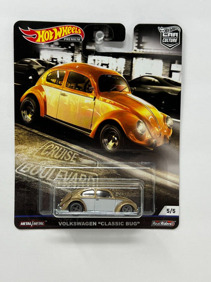 Hot Wheels Premium Cruise Boulevard Volkswagen Classic Bug 1:64 Diecast