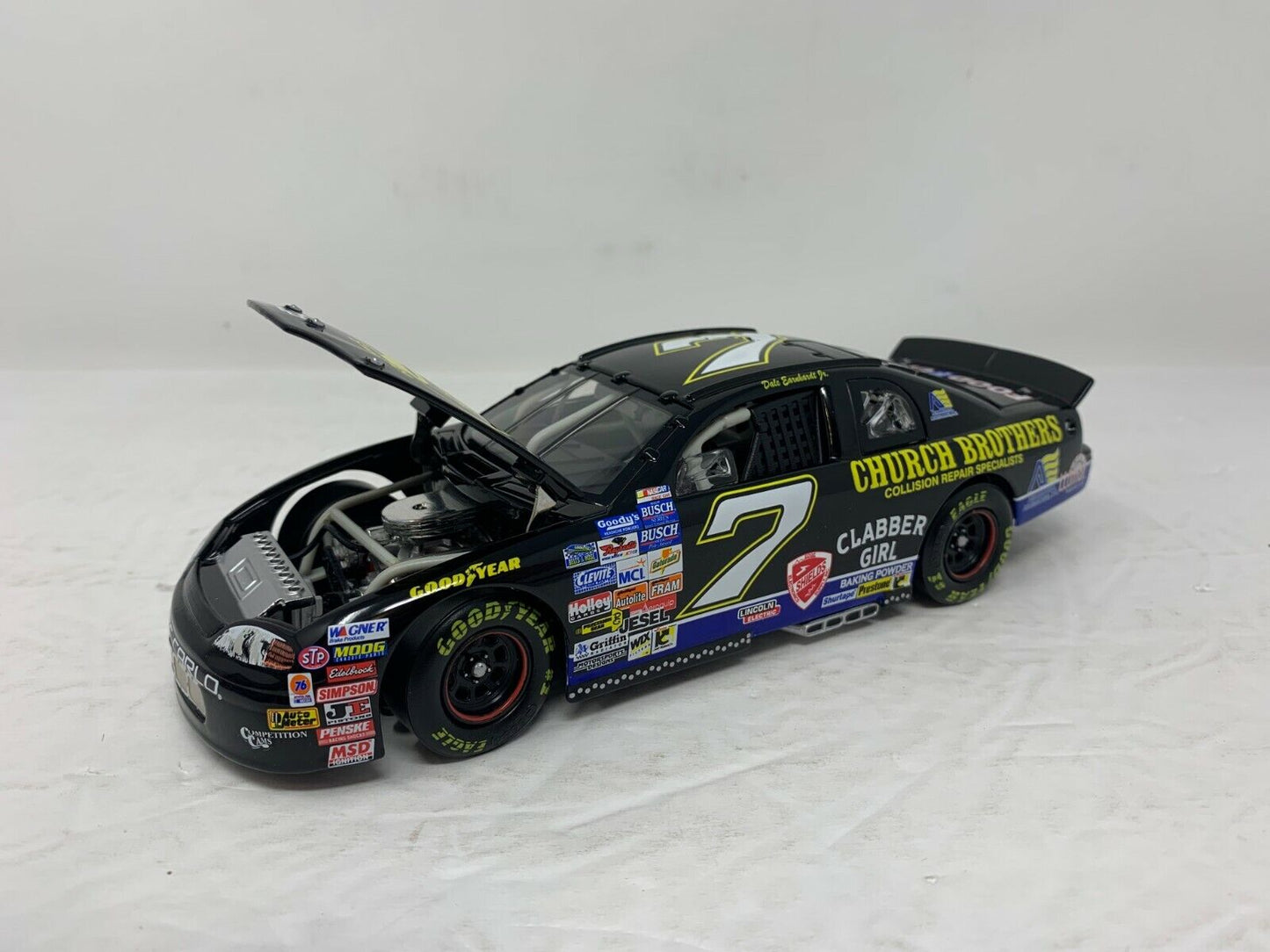 Action Nascar Historical #7 Dale Earnhardt Jr. Church Brother Chevy 124 Diecast