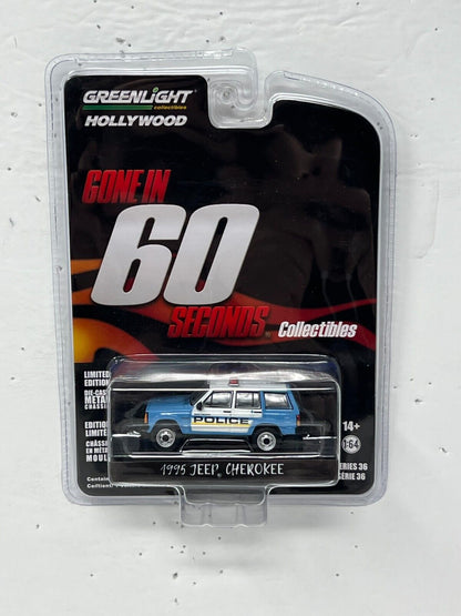 Greenlight Hollywood Gone in 60 Seconds 1995 Jeep Cherokee 1:64 Diecast