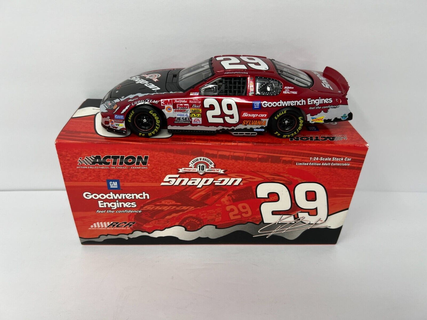 Action Nascar #29 Kevin Harvick Snap-On GM Goodwrench 2003 Chevy 1:24 Diecast