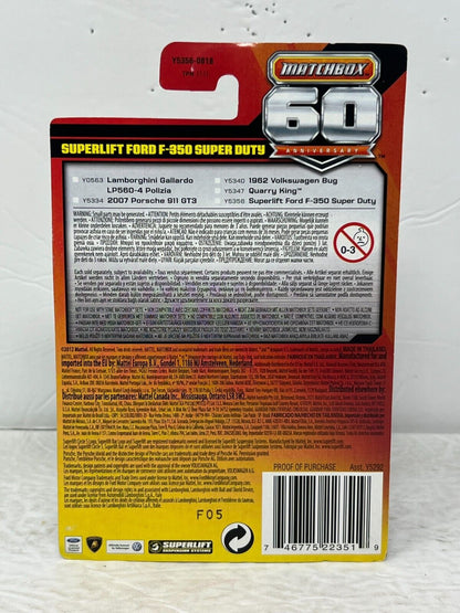 Matchbox 60th Anniversary Superlift Ford F-350 Super Duty 1:64 Diecast