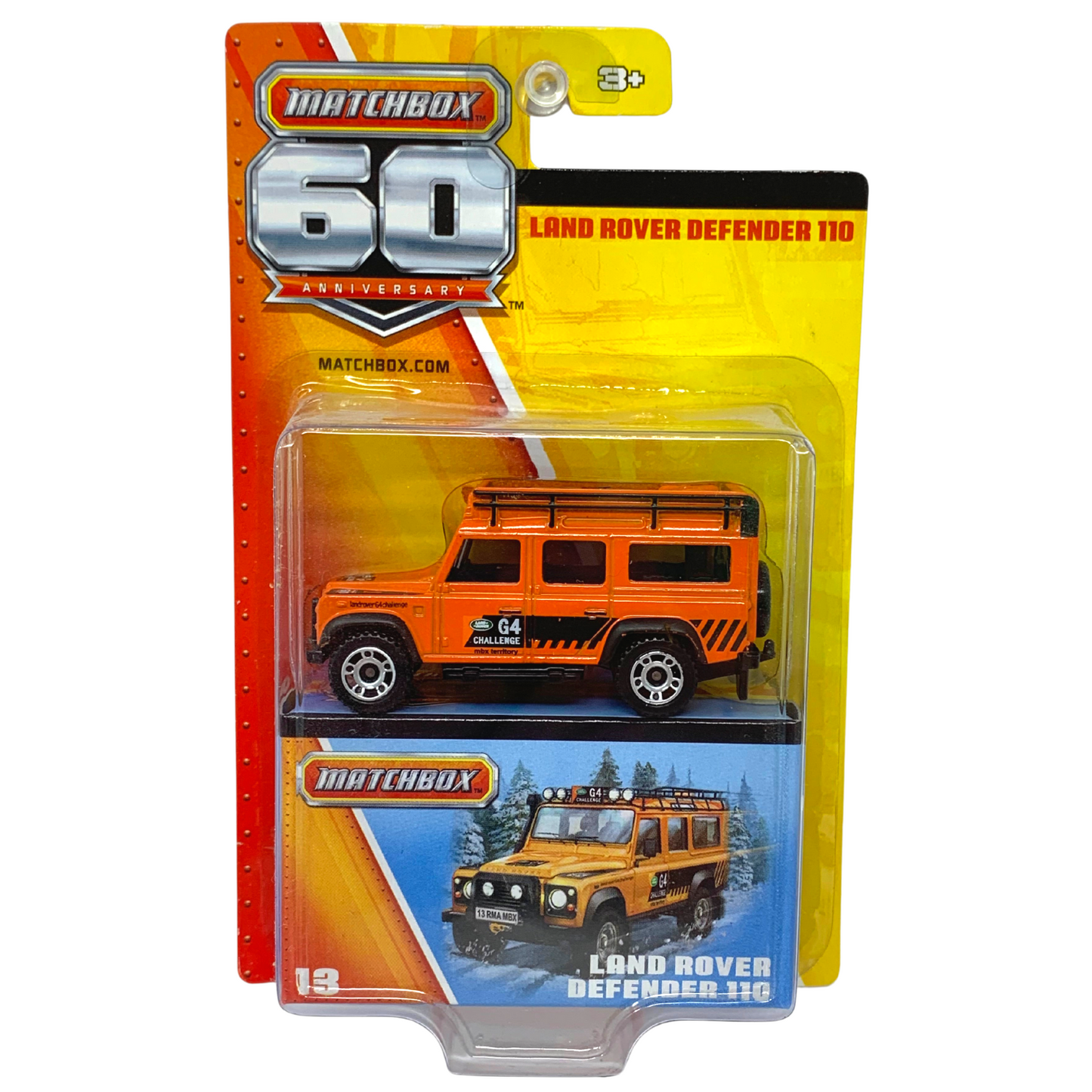 Matchbox 60th Anniversary Land Rover Defender 110 1:64 Diecast