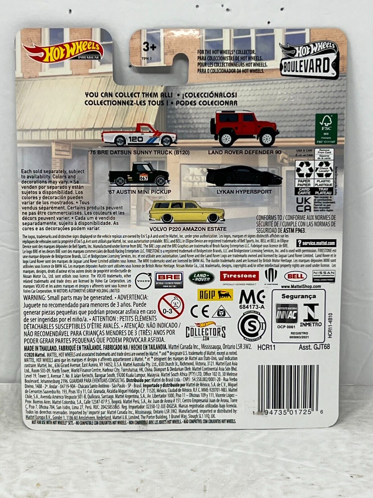 Hot Wheels Premium Boulevard '75 Bre Datsun Sunny Truck (B120) 1:64 Diecast