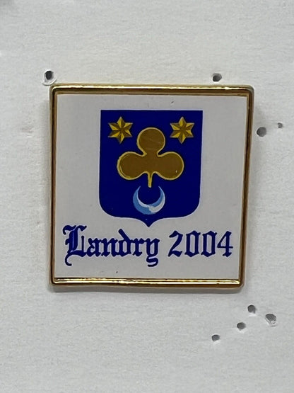 Landry Family Crest Reunion 2004 Patriotic Lapel Pin P2