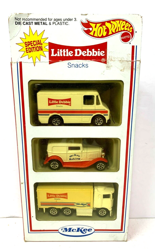 Hot Wheels McKee Little Debbie 3-Pack POP Culture 1:64 Diecast