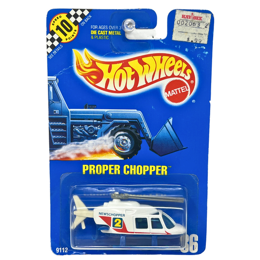 Hot Wheels 1990 Proper Chopper #86 1:64 Diecast