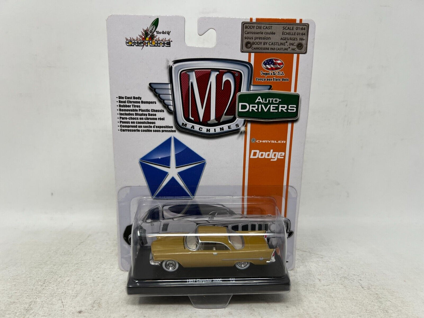 M2 Machines Auto-Drivers 1957 Chrysler 300C R32 1:64 Diecast