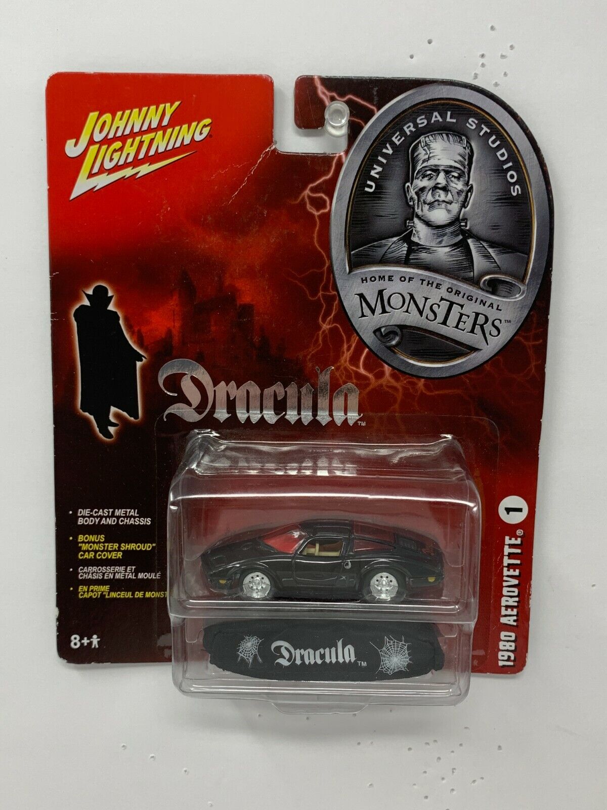 Johnny Lightning Monsters Dracula 1980 Aerovette 1:64 Diecast