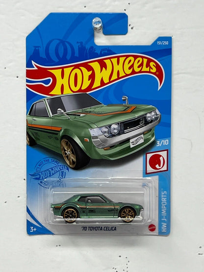 Hot Wheels HW J-Imports 1970 Toyota Celica JDM 1:64 Diecast Green