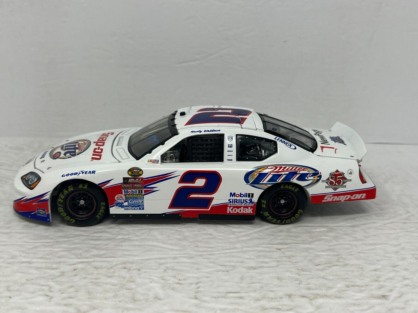 Action Nascar #2 Rusty Wallace Miller Snap-On 2005 Dodge Charger 1:24 Diecast