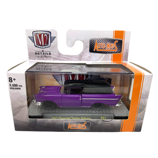 M2 Machines Auto-Mods 1957 Chevrolet Sedan Delivery R61 1:64 Diecast