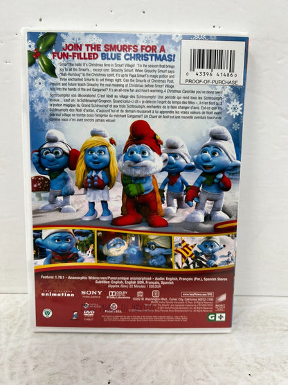 The Smurfs A Christmas Carol (DVD, 2012) Kids Cartoon Good Condition!!!