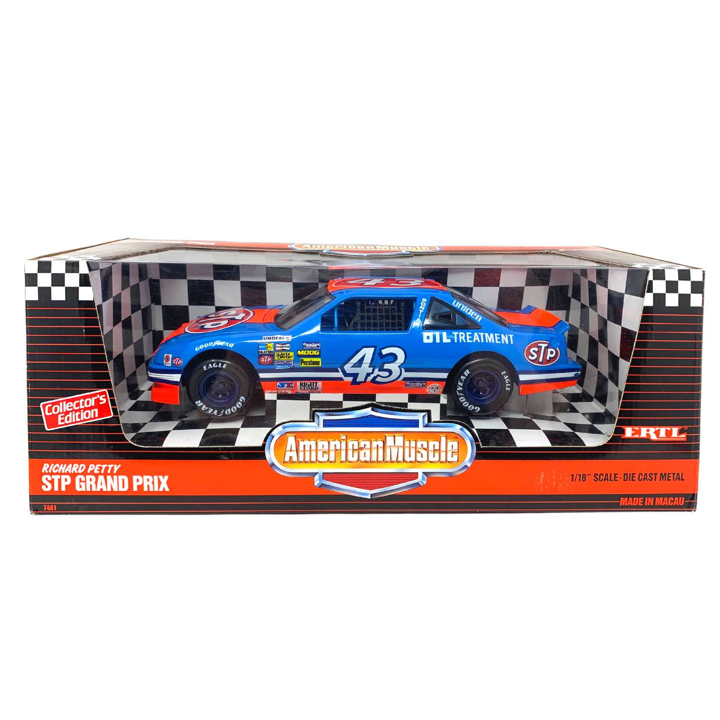 Ertl American Muscle Nascar #43 Richard Petty STP Grand Prix 1:18 Diecast