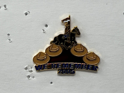 RCMP We Remember 2005 Fallen Four Mayerthorpe Emergency Services Lapel Pin