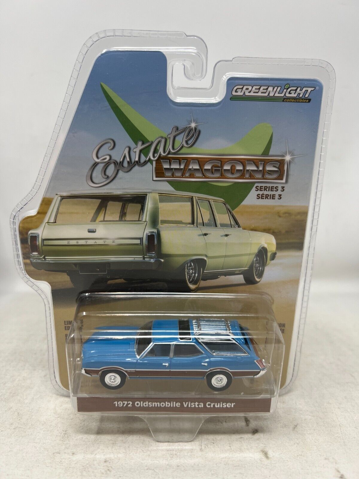 Greenlight Estate Wagons Series 3 1972 Oldsmobile Vista Cruiser 1:64 Diecast
