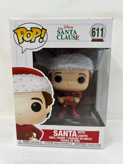 Funko Pop! Disney The Santa Clause #611 Santa with Lights Vinyl Figure Vaulted