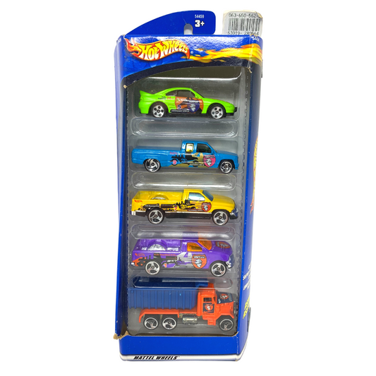 Hot Wheels 2000 HW Trans Maintenance Service 5-Pack 1:64 Diecast Gift Pack