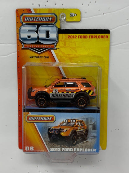 Matchbox 60th Anniversary 2012 Ford Explorer 1:64 Diecast