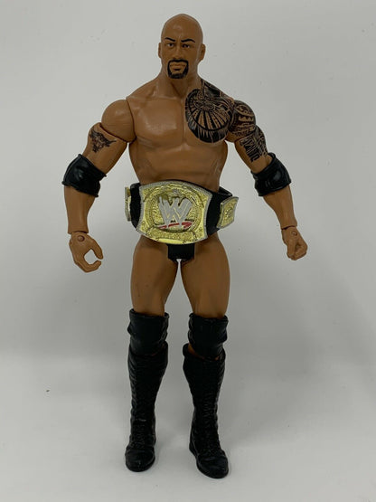 WWE The Rock Signature Series Basic Wrestling Action Figure with Spinner Belt