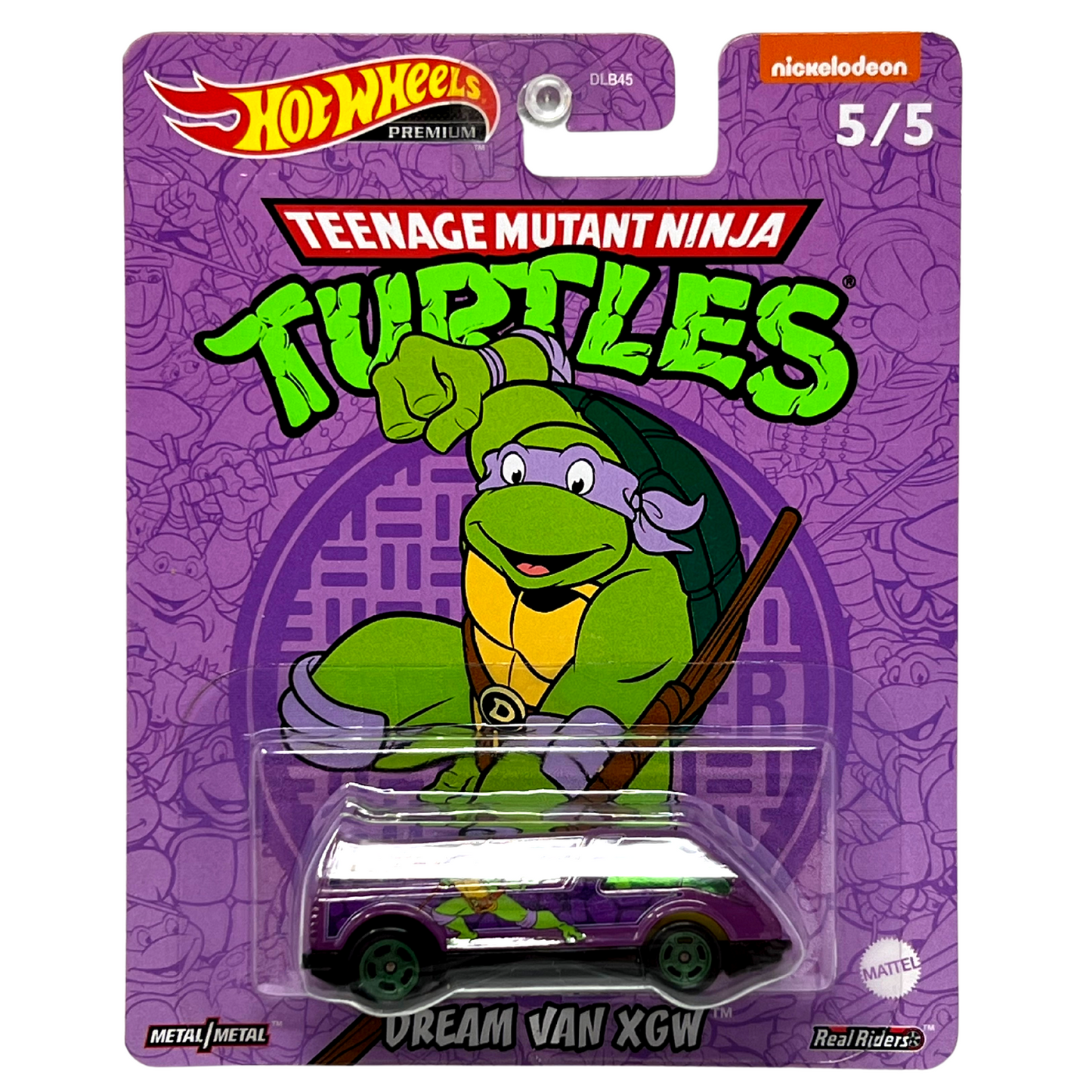 Hot Wheels Premium Teenage Mutant Ninja Turtles Dream Van XGW 1:64 Diecast