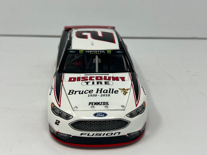 Lionel Racing Nascar #2 Brad Keselowski Bruce Halle Tribute 1:24 Diecast