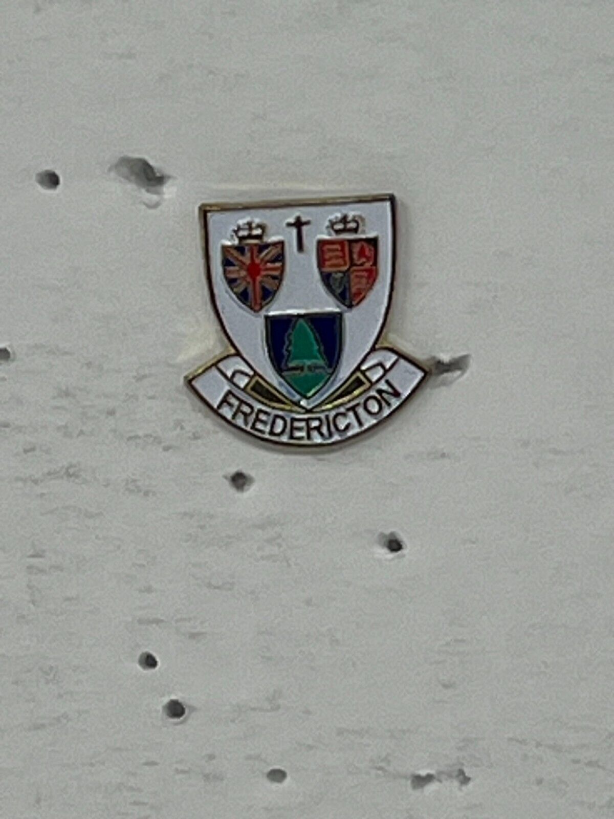 Fredriction New Brunswick Coat of Arms Patriotic Lapel Pin SP1