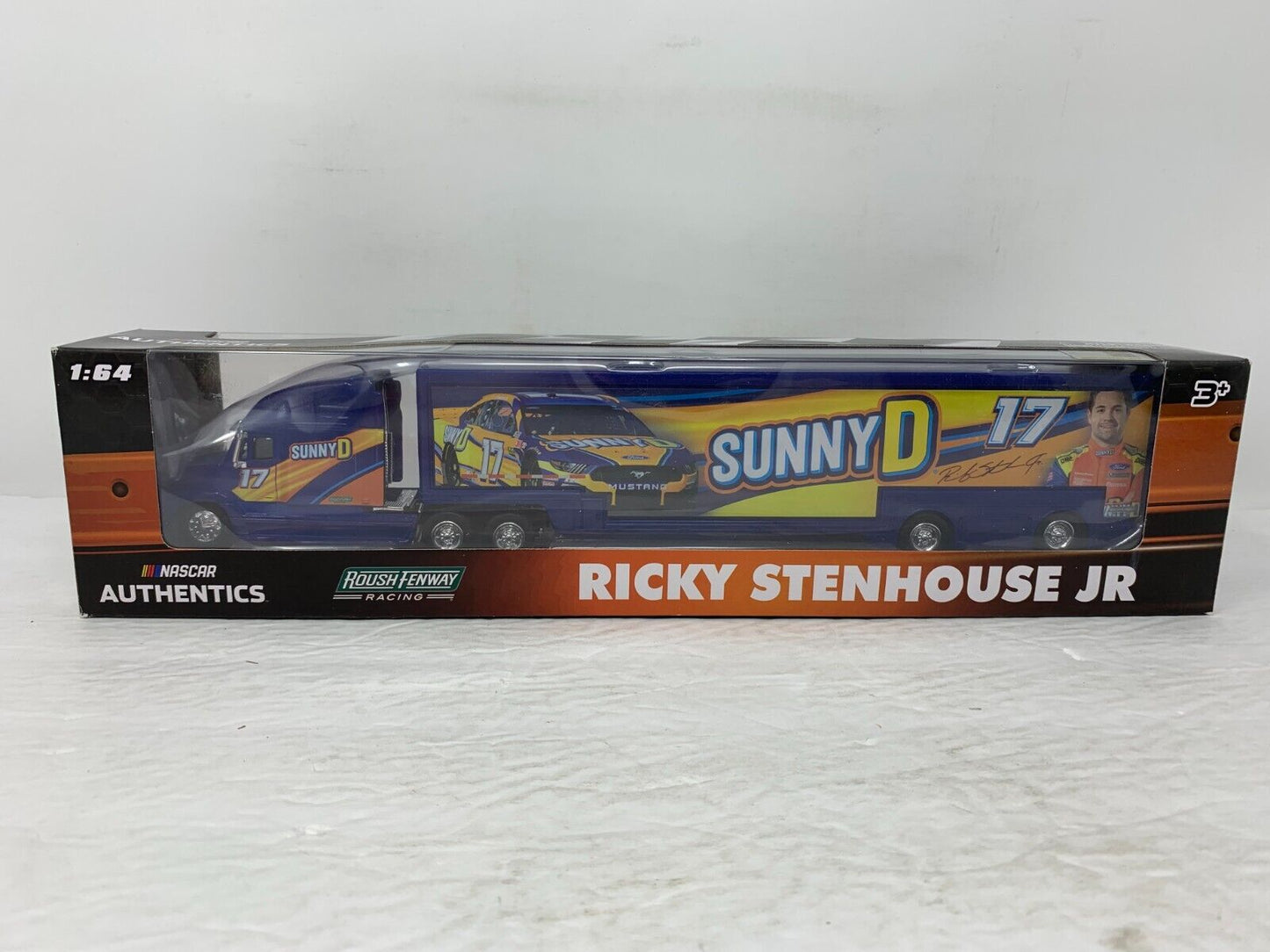 Nascar Authentics #17 Sunny D Ricky Stenhouse Jr. Transport Hauler 1:64 Diecast